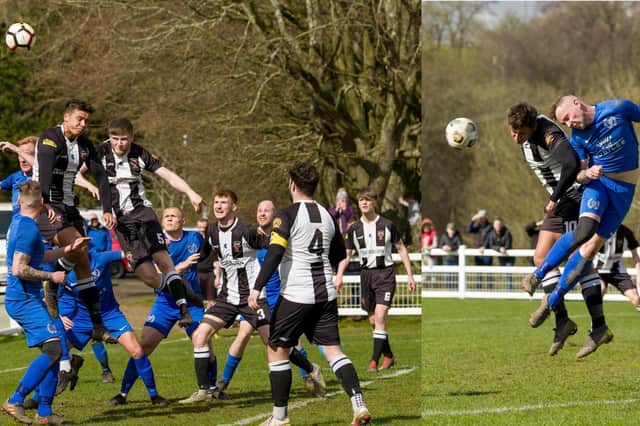 Action from Alnwick's 5-1 away victory over Haltwhistle Jubilee in the League Cup.