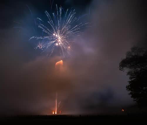 Fireworks captured by Ivor Rackham.