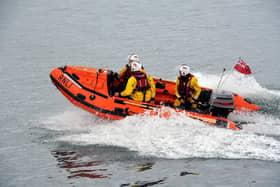 Amble RNLI was called out last Friday. Picture of the ILB taken during a Lifeboat Day (not during the call out) by Jane Coltman.