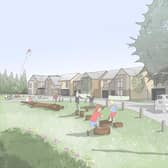 A CGI image of the new housing development in Amble. Photo: Tantallon Homes.