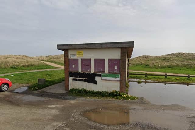 The toilets at Ranch Car Park near Seaton Sluice could be replaced by a cafe. (Photo by Google)