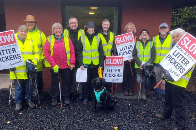 Members of Hutton & Paxton Litter Pickers took part in Berwickshire’s Big Community Clean Up.