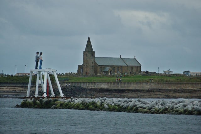 And if you are visiting Newbiggin, you can enjoy the Couple statue and St Bartholomew's Church.