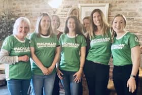 Some of the women who are doing the Mighty Hike for Macmillan.