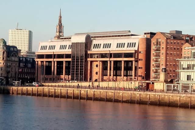 Newcastle Crown Court and Magistrates' Court are located in the same building on the Quayside.