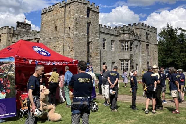 Northumberland National Park Mountain Rescue Team plan to say thanks to supporters with a garden party at Chillingham Castle.