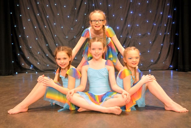 Maddie Henson (rear) with (front left to right) Grace Cavilla, Ava Hewitson and Layney Henson from the Karen Liddle School of Dance. But what was the show in 2015?