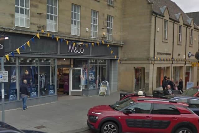M&Co in Alnwick is closing.