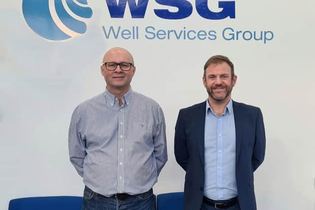 David Gibbs, operations manager, and Gary Todd, European business manager for joint integrity, at WSG.
