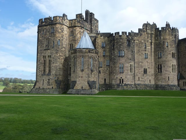 Alnwick Castle is home to the legend of the Alnwick Vampire, dating back to the 12th century, when a man buried after falling to his death was blamed for spreading illness and killing livestock after his spirit supposedly returned to haunt the town.   According to medieval chronicler William de Newburgh, two men eventually dug up his bloated corpse and burned it, bringing an end to the plague and earning him the name the Alnwick Vampire.
