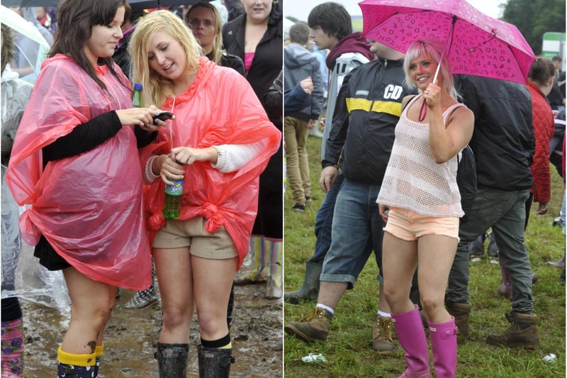 High fashion at the Jessie J concert in the Pastures beneath Alnwick Castle on Saturday, August 25, 2012.