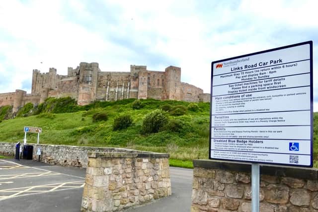 Bamburgh's main car park is set to be closed for use by a film production company.
