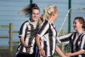 Alnwick Town Ladies finally won a cup semi-final when they beat the favourites, Newcastle United Development, on Sunday. Picture: Alnwick Town Ladies