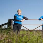 Emma Taylor, Farming in Protected Landscapes programme manager, left, and Sally Graham, Farming in Protected Landscapes support officer.