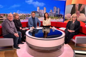Debra and husband Graeme appeared on BBC Breakfast alongside BHF CEO, Dr Charmaine Griffiths.