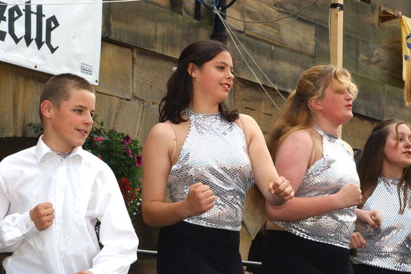 A popular performance at Alnwick Fair in 2003.