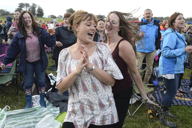 Crowds at the Alnwick Pastures concert, starring Simple Minds, supported by Toploader and Ella Janes, on Saturday, August 16, 2014.