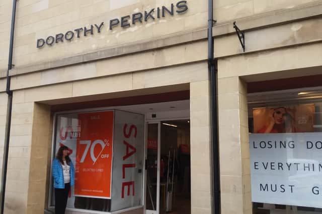 The Alnwick branch of Dorothy Perkins is to close.