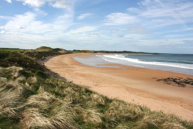 Embleton Bay in Northumberland takes joint 6th place with a score of 9.5.