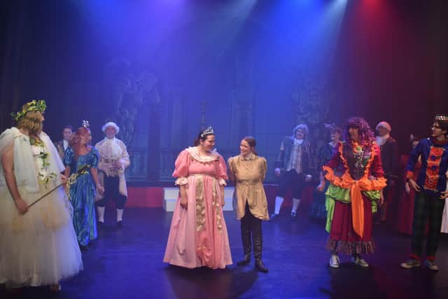 Alnwick Theatre Club marked its 75th anniversary with six pantomimes in one.