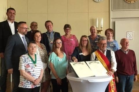 An event was held in Remscheid to mark the city's day of associations. (Photo by Ashington Town Council)