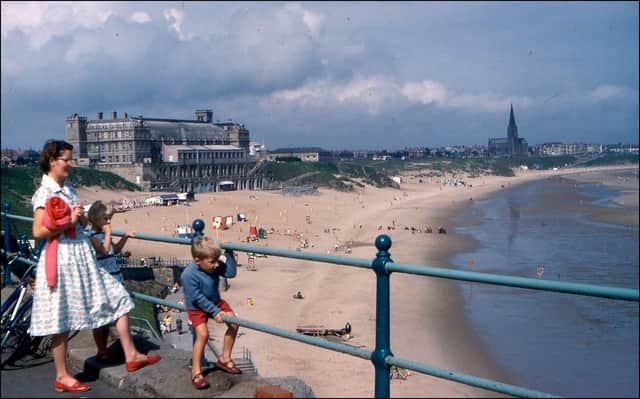 Tynemouth beach late 1950s - early 1960s, one of the pieces found by Remembering the Past.