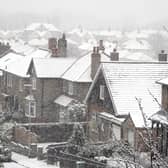 File picture: Snow-covered roof tops was the sight that greeted Alnwick residents.