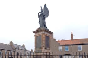The Castlegate War Memorial in Berwick.