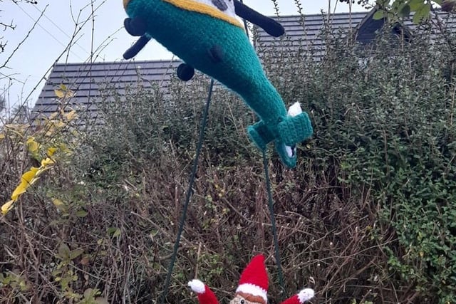 Elf fell down a pothole and needed to be rescued by the air ambulance.