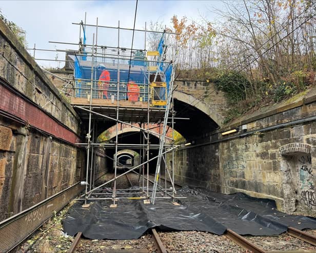 Repair works are being carried out to a bridge in North Shields. Picture: Nexus