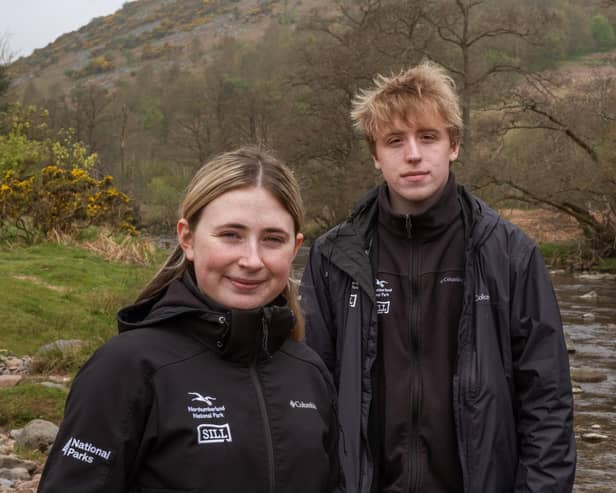 Lucy Fenwick and Guy Griffiths in the Breamish Valley. Picture: Kate Buckingham.