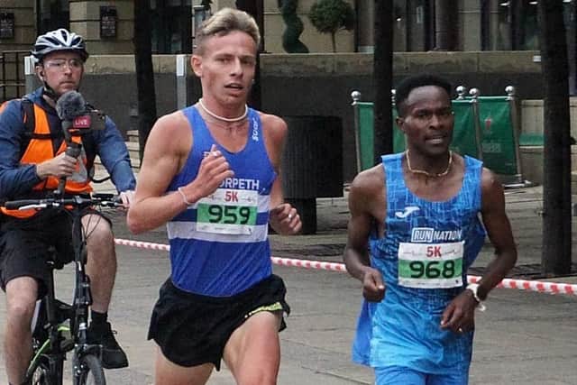 Morpeth Harrier Scott Beattie set a new course record when he won the Newcastle Quayside 5k. Picture: Peter Scaife