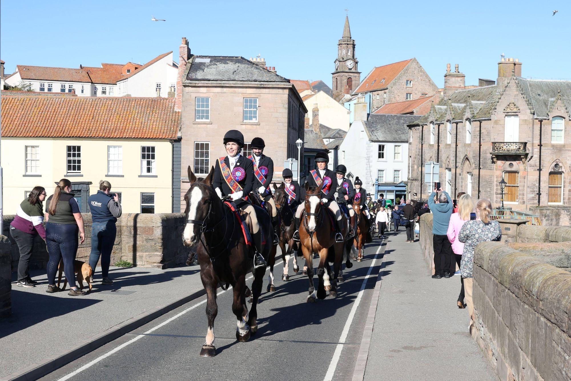 Good turnout for the new rideout organised by Berwick Riders Association