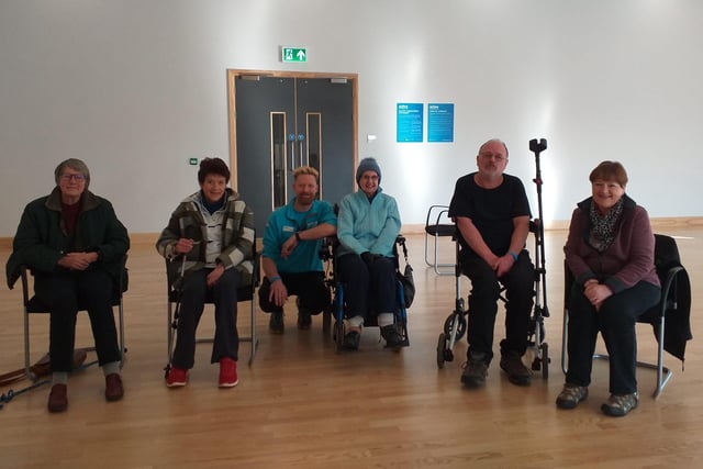 Alnwick and District MS Society is funding this Multiple Sclerosis seated exercise class.