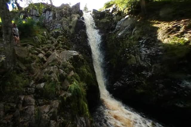 Linhope Spout waterfall has been named as one of the best wild swimming spots in England.