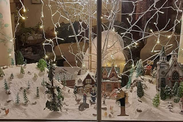 One of the Advent windows in Whittingham.