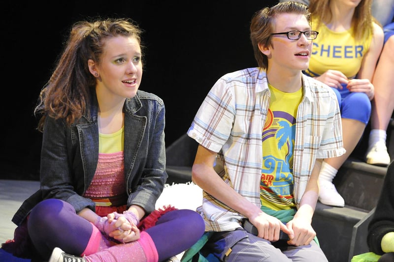 Duchess's High School's production of Back to the '80s at Alnwick Playhouse in March 2013.