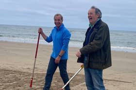 Robson Green and Kevin Whately on Alnmouth beach.
Picture: Soul2Sand