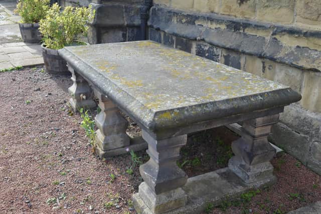 A table tomb stone for Edward Berens Blackburn.