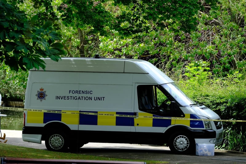 A van from the show's Northumberland and City Police force
