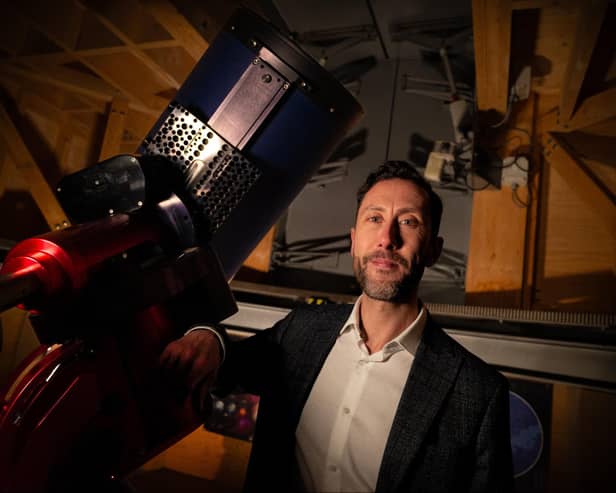 Leigh Venus, the new CEO at Kielder Observatory Astronomical Society.