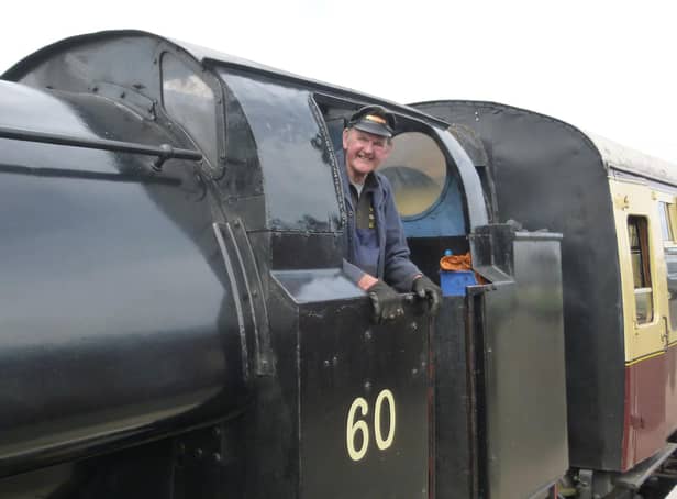 Kenny Middlemist has 60 years' experience on the railways.