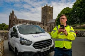 Damage to broadband cabinets, telephone poles and overhead wires across the Northumberland can now be reported to Openreach using precise locations from what3words.