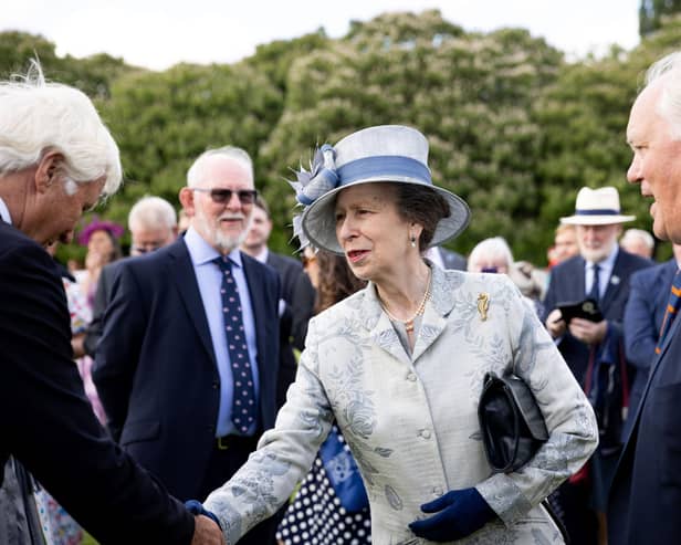 Princess Anne was among the attendees at the Buckingham Palace garden party. (Photo by RNLI/Nathan Williams)
