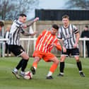 Ashington went down to a goal at the end of each half in their match against Liversedge. Picture: Ian Brodie