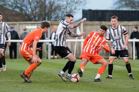 Ashington went down to a goal at the end of each half in their match against Liversedge. Picture: Ian Brodie