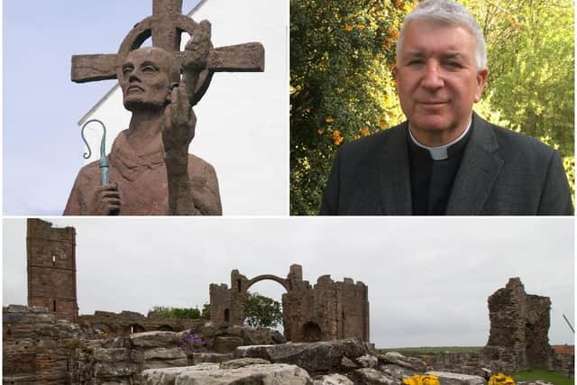 Venerable Peter Robinson and Holy Island.