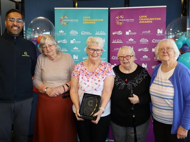 Cramlington Knit and Knatter won the Community Group Award, sponsored by Home Instead South East Northumberland.