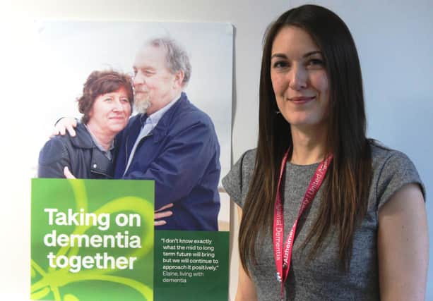 Danielle Cooper, area manager for the Alzheimer’s Society in Northumberland.