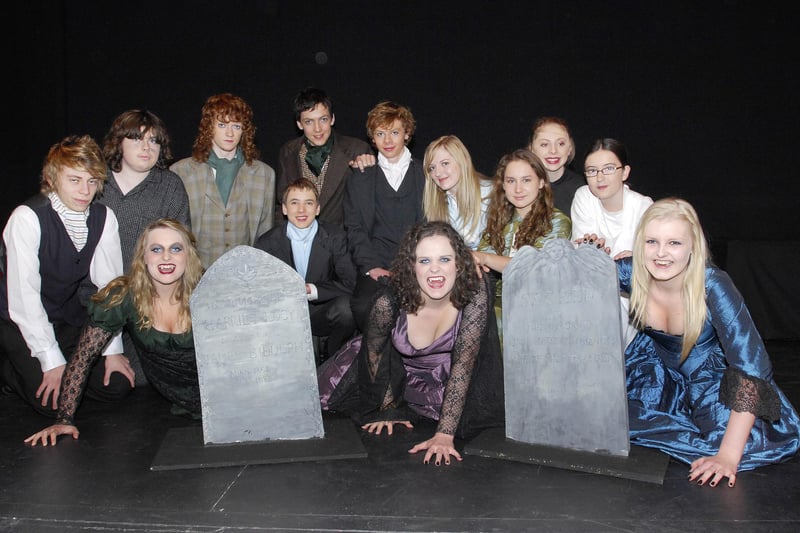 Member of the cast of Duchess's High School's production of Dracula at Alnwick Playhouse in November 2009.